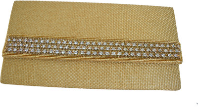 

Mahadev Exports Casual Gold Clutch
