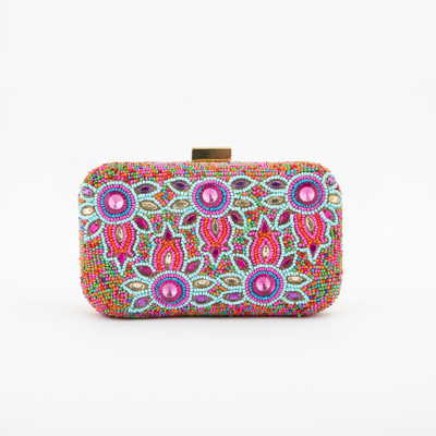 

GJT Casual Pink, Purple Clutch