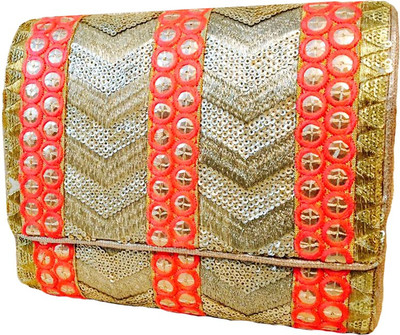 

Craftbazaar Party Multicolor Clutch