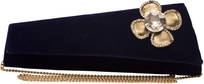 

The Indian Handicraft Store Party Blue Clutch
