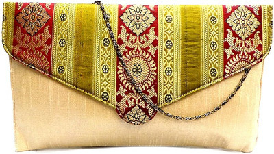 

Bhamini Party Gold Clutch