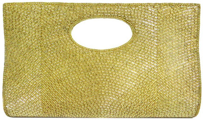 

Kawaii Casual Gold Clutch