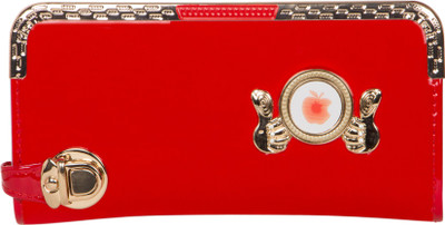

Fashion Leather Party Red Clutch