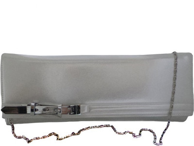 

Bhamini Party Silver Clutch