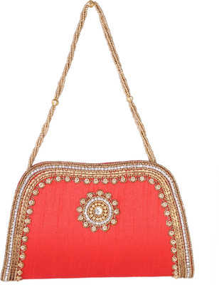 

Azores Party Red Clutch