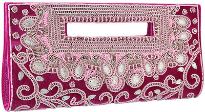 

Metro Casual Pink Clutch