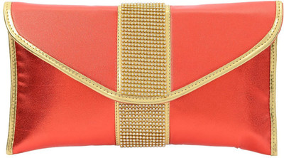 

Bagaholics Party Orange Clutch