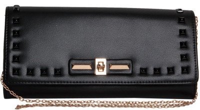 

Reedra Party Black Clutch
