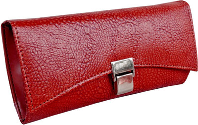 

Purseonality Casual Maroon Clutch