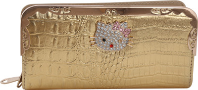 

Jewel Fuel Casual Gold Clutch
