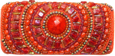 

Kawaii Casual Orange Clutch