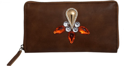 Krivi Casual Brown Clutch