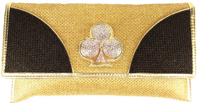 

Anmita Party Gold Clutch