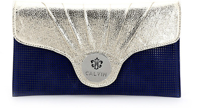 

Elligator Party Blue Clutch
