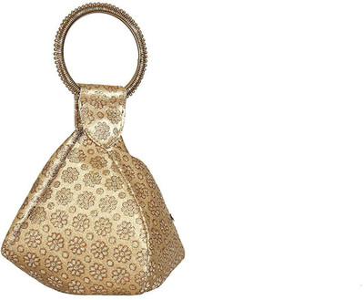 

Creative India Exports Party Gold Clutch