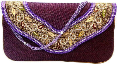 

Bhamini Party Purple Clutch