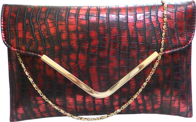 

Bhamini Casual Maroon Clutch