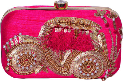 

Purpledip Party Pink Clutch