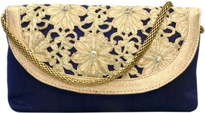 

Bhamini Party Blue Clutch