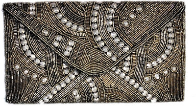 

Diwaah Party Silver Clutch