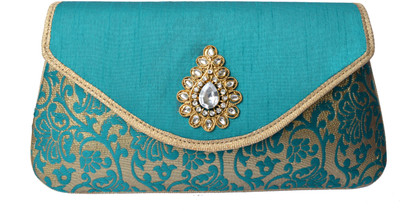 

Mahadev Exports Casual Blue Clutch