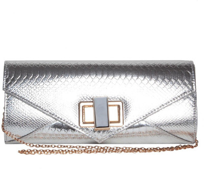 

Reedra Party Silver Clutch