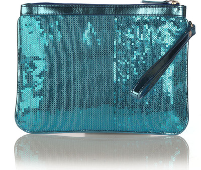 

Berrypeckers Casual Blue Clutch