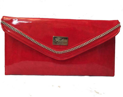 

Balaji Creations Party Red Clutch