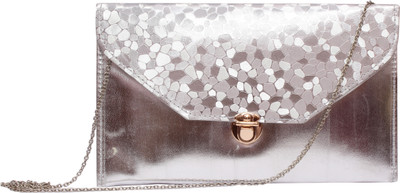 

Jars Collections Party Silver Clutch