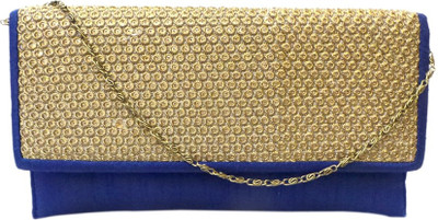 

Bhamini Party Blue Clutch