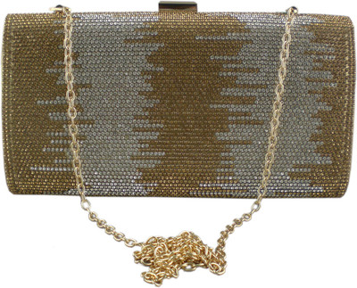 

Trinity Casual Gold Clutch
