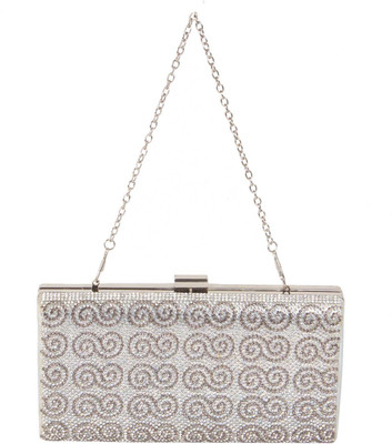

Reedra Party Silver Clutch