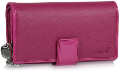 

Butterflies Casual Pink Clutch