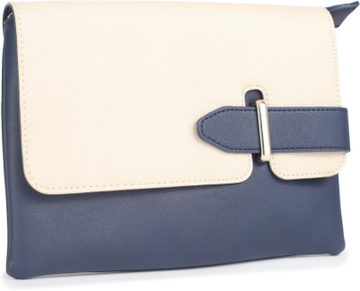 

United Colors of Benetton. Casual Beige, Blue Clutch