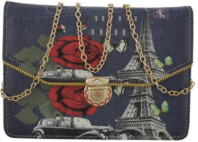 

Dezire fashion Girls Evening/Party Multicolor Leatherette Sling Bag