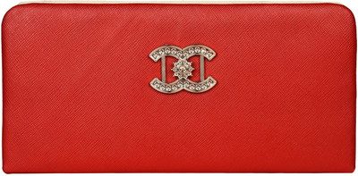 Costa Swiss Women Wedding, Casual, Party, Formal, Festive Red Clutch available at flipkart for Rs.249