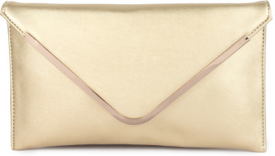 

Kleio Casual Gold Clutch