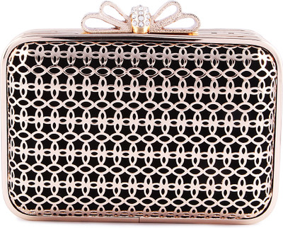 

Kleio Party Black Clutch