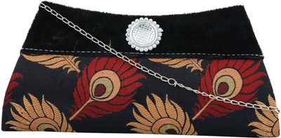 

PrintFunny Party Black Clutch