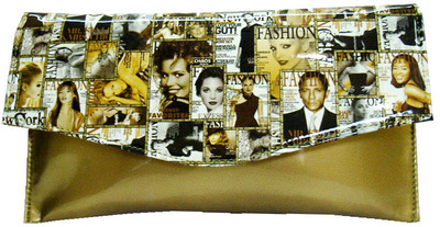 

Russo Fashion Casual Gold, White Clutch
