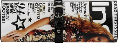 

Eleegance Casual Black, White Clutch