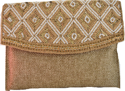 

Mahadev Exports Party Khaki Clutch