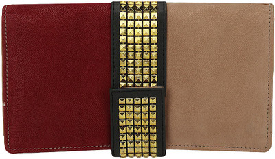 

KRIVI Casual Beige, Maroon Clutch