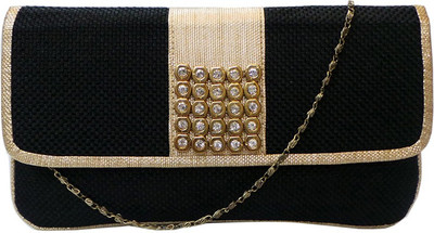 

Bhamini Casual Black Clutch