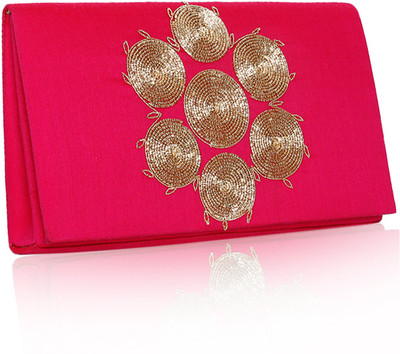 

Sparkle Street Party Pink, Gold Clutch, Gold;pink