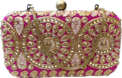 

Bhamini Party Pink Clutch