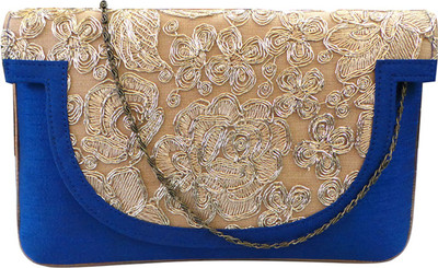 

Bhamini Party Blue Clutch