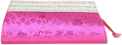

Prajo Casual Pink Clutch