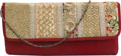 

Bhamini Party Maroon Clutch