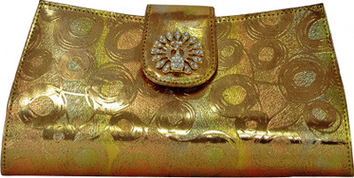 

P&Y Fashion Party Gold Clutch